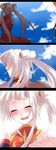  1girl back bad_id bad_pixiv_id blush closed_eyes code_geass dress happy highres kurohara_yuu li_xingke long_hair silver_hair smile tianzi twintails white_hair 