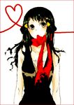  bad_id bad_pixiv_id buzz hair_ornament hairclip hikari_(pokemon) long_hair pokemon red_scarf scarf simple_background solo white_background 