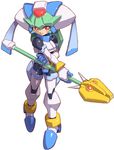  bangs highres makoto_yabe official_art pandora_(rockman) red_eyes rockman rockman_zx rockman_zx_advent solo 