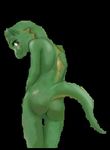  butt cropped_image lizard scalie solo unknown_artist 