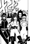  blush erza_scarlet fairy_tail fur_coat gajeel_redfox gray_fullbuster hair_ornament juvia_loxar large_breasts laxus_dreyar nipples nude nude_filter photoshop pussy smile thighhighs 