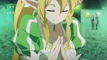  alfheim_online animated animated_gif blonde_hair leafa long_hair lowres lyfa pointy_ears sword_art_online 