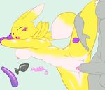  anal_plug anthro breasts buttplug canine digimon duo female fox male mammal penetration renamon sex_toy straight vaginal vaginal_penetration 