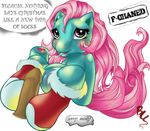  blush disembodied_penis english_text female g3 hair male minty my_little_pony penis pink_hair pussy saliva socks 