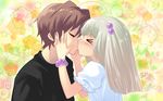  blush flyable_heart game_cg itou_noiji kiss possible_duplicate yukishiro_suzuno 