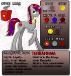  alpha_channel blue_hair braid catwhitney cutie_mark equine eyewear female feral fur goggles gray_body grey_fur hair horn horse looking_at_viewer mammal multi-colored_hair my_little_pony original_character pony red_hair solo terrafirma text two_tone_hair unicorn yellow_eyes 