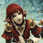  ^_^ animated animated_gif cute dancer earring earrings elf elvaan eyes_closed final_fantasy final_fantasy_xi gif jewelry lilisette lowres necklace pointy_ears smile 