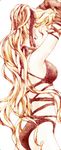  artist_request blonde_hair earrings final_fantasy final_fantasy_vi jewelry long_hair ponytail solo tina_branford very_long_hair 