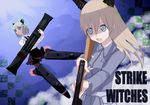  animal_ears black_legwear drum_magazine eila_ilmatar_juutilainen gun hirschgeweih_antennas light_brown_hair long_hair multiple_girls multishot_rocket_launcher pantyhose rocket_launcher sanya_v_litvyak short_hair silver_hair sky strike_witches striker_unit submachine_gun suomi_kp/-31 tank_(artist) uniform weapon world_witches_series 