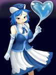  1girl blue_hair breasts cute fairy_tail female girl hat heart juvia_loxar large_breasts mokkosss solo water 