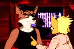  eye_patch eyewear fox fox_mccloud fredryk_phox lizard male mammal nintendo reptile scalie star_fox star_fox_the_animated_series video_games wolf wolf_o&#039;donnell wolf_o'donnell 