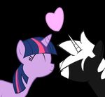  &lt;3 black_background equine eyelashes eyes_closed female friendship_is_magic hair horn male multi-colored_body multi-colored_hair my_little_pony plain_background purple_body twilight_sparkle_(mlp) unicorn unknown_character white_hair 