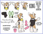  big_penis blue_eyes canine chess chess_piece collar corgi dog edit english_text erection flaccid housepets! king_(housepets!) knot male mammal model_sheet nude penis rick_griffin scarf sheath solo standing text webcomic 