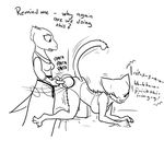  argonian clothed clothing dialog dialogue duo feline female horny katia_managan khajiit kneeling mammal paddle prequel quill-weave raised_tail scalie sketch skimpy text the_elder_scrolls the_elder_scrolls_iv:_oblivion unknown_artist video_games 