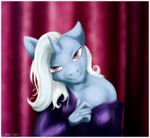 anthro anthrofied blue_fur clothed clothing equine female friendship_is_magic fur horn horse mammal motch my_little_pony pony purple_eyes seductive solo trixie_(mlp) unicorn 