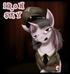  clothing crossover english_text equine female feral friendship_is_magic hair hat horn horse looking_at_viewer mammal motch my_little_pony nazi pony solo swastika text twilight_sparkle_(mlp) two_tone_hair unicorn weapon whip 