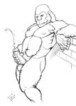  balls cum cumshot gorilla male mammal masturbation muscles orgasm penis primate rrowdybeast silver_fenrir sketch solo uncut 