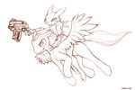  anthro canine crossover darkdoomer dash digimon duo equine female feral flight fox friendship_is_magic gun hammer horse mammal my_little_pony pegasus pony raid rainbow rainbow_dash_(mlp) rainbowdash ranged_weapon renamon sketch warhammer weapon wings work_in_progress 