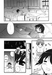  comic doujinshi greyscale hard_translated hard_translated_(non-english) kyougoku_shin monochrome multiple_girls strike_witches world_witches_series 