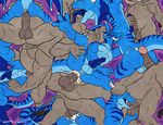  3_toes abs anal anal_penetration anthro anus ball_fondling balls biceps big big_balls big_muscles big_penis blue blue_body blue_dragon blue_eyes blue_penis blue_skin body_markings butt chubby claws cowgirl_position cum cum_in_ass cum_in_mouth cum_inside cum_on_back cum_on_butt dragon duo elephant erection eyes_closed eyewear fellatio from_behind frottage gay glans glasses hindpaw holding horn humanoid_penis hysterium interspecies knot lying male mammal markings missionary_position multiple_positions musclegut muscles nipples nude on_back on_top open_mouth oral oral_sex orgasm paws pecs penetration penis raised_tail riding rimming saliva scalie sex sideways spread_legs spreading straddling stripes tabra thick_penis toe_claws toes tongue tusks uncut vein western_dragon wfa white_horns wings 