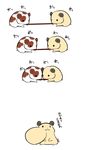  :3 animal black_eyes cheek_bulge comic eating food fukurou_(owl222) hamster highres no_humans original pocky pocky_day silent_comic simple_background tail tail_wagging text white_background 