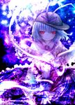  bad_id bad_pixiv_id hat kasuga_sunao nagae_iku purple_hair ribbon short_hair solo touhou 