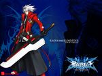  1024x768 1boy 4:3 arc_system_works blazblue male male_focus ragna_the_bloodedge red_eyes silver_hair solo sword wallpaper weapon 