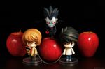  apple death_note figure figurines food fruit highres l l_(death_note) photo ryuk wallpaper yagami_light 