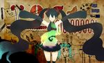  bad_id bad_pixiv_id black_hair closed_eyes detached_sleeves hasuda hatsune_miku long_hair skirt solo twintails vocaloid 