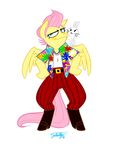  ace_ventura angel_(mlp) blue_eyes clothed clothing crossover duo equine female fluttershy_(mlp) friendship_is_magic fur hair horse lagomorph male mammal my_little_pony parody pegasus pink_hair plain_background pony rabbit signature simple_background solo unknown_artist white_background wings xxdaimonxx yellow_eyes yellow_fur 