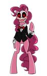  creepy crossover equine female friendship_is_magic fur hair horse jigsaw jigsaw_(saw) mammal mask my_little_pony pink_fur pink_hair pinkie_pie_(mlp) plain_background pony red_eyes saw_(movie) simple_background sketched-up solo suit white_background 