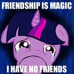  crying english_text equine female friendship_is_magic hair horn image_macro mammal multi-colored_hair my_little_pony sad solo text the_truth twilight_sparkle_(mlp) unicorn 