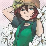  bad_id bad_pixiv_id flower gloves hat langley_(pokemon) lowres myuutau_tadakichi pokemon pokemon_(anime) pokemon_bw_(anime) solo 