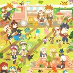  6+girls aipom ampharos audino baseball_cap beanie blue_(pokemon) bread bulbasaur chansey chibi chikorita clefairy couple crystal_(pokemon) diglett dragonair eating emolga flygon food gen_1_pokemon gen_2_pokemon gen_3_pokemon gen_4_pokemon gen_5_pokemon gothita grass gulpin hamburger haruka_(pokemon) hat hetero hikari_(pokemon) hoothoot hot_dog hue_(pokemon) jun_(pokemon) kotone_(pokemon) krokorok legendary_pokemon lilligant mareep marill mei_(pokemon) mew multiple_boys multiple_girls munchlax n_(pokemon) oddish ookido_green oshawott pachirisu pantyhose pikachu pokemon pokemon_(creature) pokemon_(game) pokemon_bw pokemon_bw2 pokemon_dppt pokemon_emerald pokemon_frlg pokemon_gsc pokemon_hgss pokemon_rgby pokemon_rse politoed purrloin reuniclus rotasu sandwich silver_(pokemon) sitting skiploom sneasel snivy spinarak spinda sunflora thighhighs torterra touko_(pokemon) trapinch vulpix walking wigglytuff wooper yuuki_(pokemon) zorua 