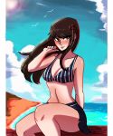  1girl bikini persona persona_5 scuffyturtles swimsuit tagme tougou_hifumi 
