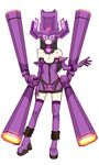  1girl black_hair bodysuit eito female galacta helmet long_hair marvel purple_eyes smile 