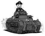  a_channel balkenkreuz caterpillar_tracks greyscale ground_vehicle hat military military_uniform military_vehicle momoki_run monochrome motor_vehicle panzerkampfwagen_i tank uniform world_war_ii yasu_(luchs&amp;mardar) 