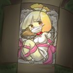  artist_request bdsm blush bondage bound box canine cardboard_box chains character_request cleave_gag cloth_gag dog doubutsu_no_mori female gag gagged improvised_gag in_box in_container isabelle_(animal_crossing) mammal mogura_(susutake) nintendo ribbon ribbon_bondage shizue_(animal_crossing) shizue_(doubutsu_no_mori) swimsuit tears unknown_artist video_games young 