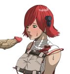  a.b.a bad_id bad_pixiv_id bandages bangs blood bloody_clothes blush breasts censored green_eyes guilty_gear hair_ornament key key_in_head kishio_(agedama) large_breasts lips mosaic_censoring penis red_hair short_hair sweat veins veiny_penis 