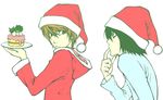  cake christmas death_note food l l_(death_note) yagami_light 
