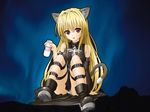 :p animal_ears blonde_hair boots bottle cat_ears cat_tail konjiki_no_yami long_hair milk non-web_source red_eyes solo tail thigh_strap to_love-ru tongue tongue_out two_side_up wallpaper 