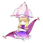  chibi gap nanamomo_rio parasol solo touhou umbrella yakumo_yukari 