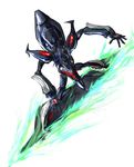  claws eureka_seven eureka_seven_(series) mecha no_humans red_eyes robot solo theend 