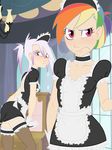  friendship_is_magic gilda_(mlp) human maid maid_uniform mansion my_little_pony rainbow_dash_(mlp) 