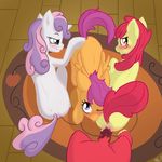  amber_eyes apple_bloom_(mlp) banshee42ru big_macintosh_(mlp) blush carpet cub cum cum_inside cutie_mark_crusaders_(mlp) equine female feral friendship_is_magic green_eyes group group_sex hair horn horse incest lesbian looking_at_viewer looking_back male mammal my_little_pony pegasus penetration pony presenting purple_eyes purple_hair raised_tail red_hair scootaloo_(mlp) sex sharpy signature straight sweetie_belle_(mlp) threesome tongue tongue_out two_tone_hair unicorn wings young 