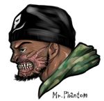  bared_teeth beanie brazilian cynthia_the_mission dark_skin dark_skinned_male face facial_hair goatee hat hood hood_down hoodie male_focus mr._phantom oso_(toolate) scar solo 