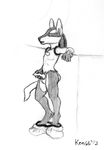  balls canine fanart fapping knot koosh-ball lucario male masturbation penis pok&eacute;mon sketch solo standing steggy traditional wall 