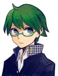  crossover glasses green_hair mitsuru_(pokemon) persona_4 pokemon pokemon_(game) pokemon_rse school_uniform short_hair 