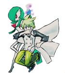  alternate_costume gardevoir green_hair mitsuru_(pokemon) pokemon pokemon_(game) pokemon_rse short_hair 
