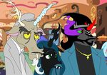  (mlp)paroid absurd_res black_hair blush changeling comic discord_(mlp) draconequus equine esprites female friendship_is_magic green_eyes green_sclera hair hi_res horn jewelry king_sombra_(mlp) looking_at_viewer male mammal movie ms_paint my_little_pony my_little_pony_ plain_background purple_eyes queen_chrysalis queen_chrysalis_(mlp) red_eyes suit unicorn yellow_sclera 